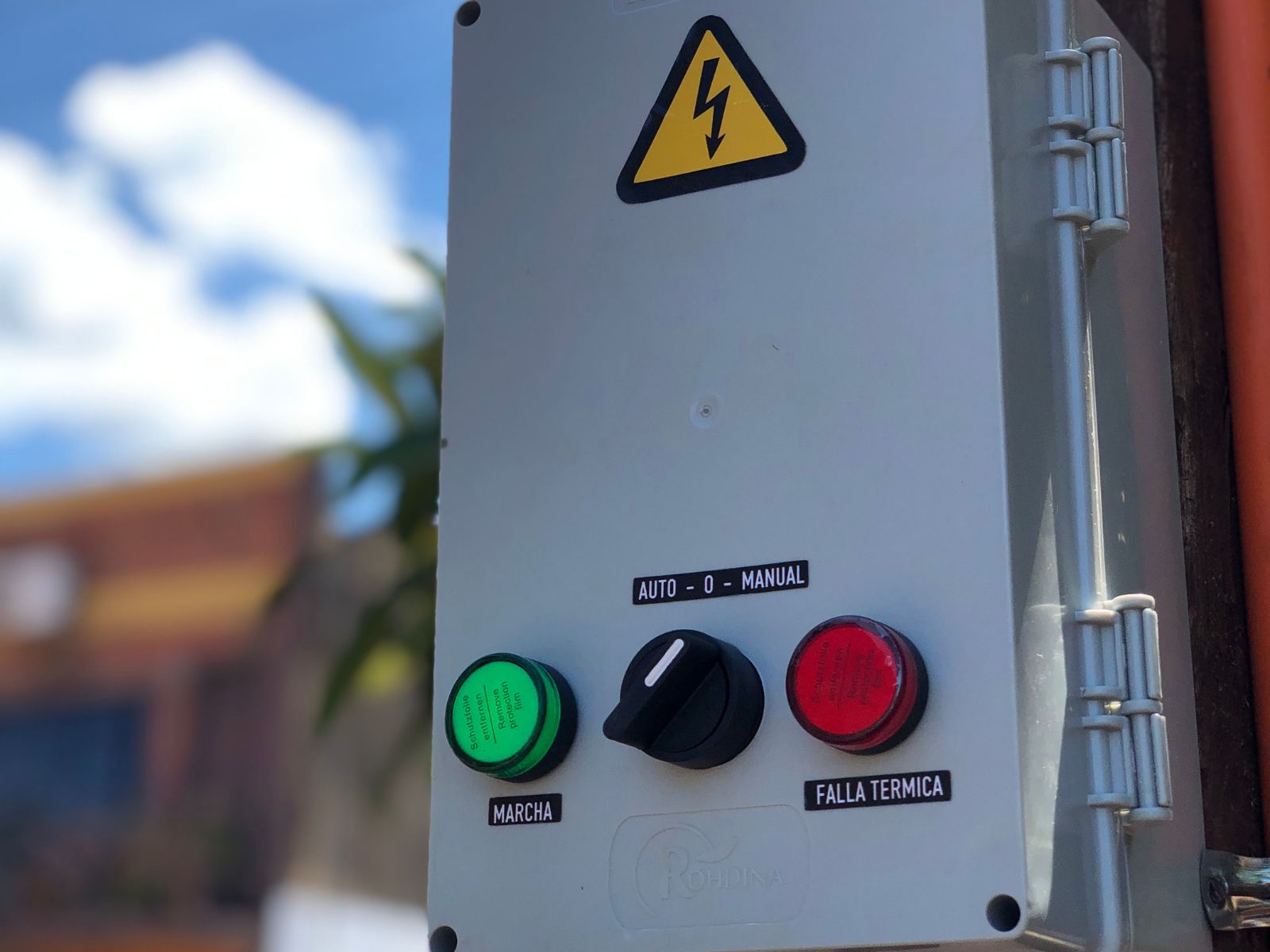 Arranque manual y automático — tablero eléctrico ESTEC